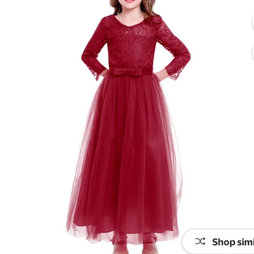 NWT Lace Tulle Holiday Dress 160 11-12 years See Size Chart